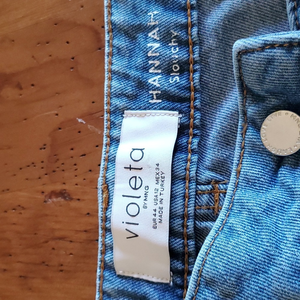 Mango High Waisted Retro Jeans - Picture 11 of 15
